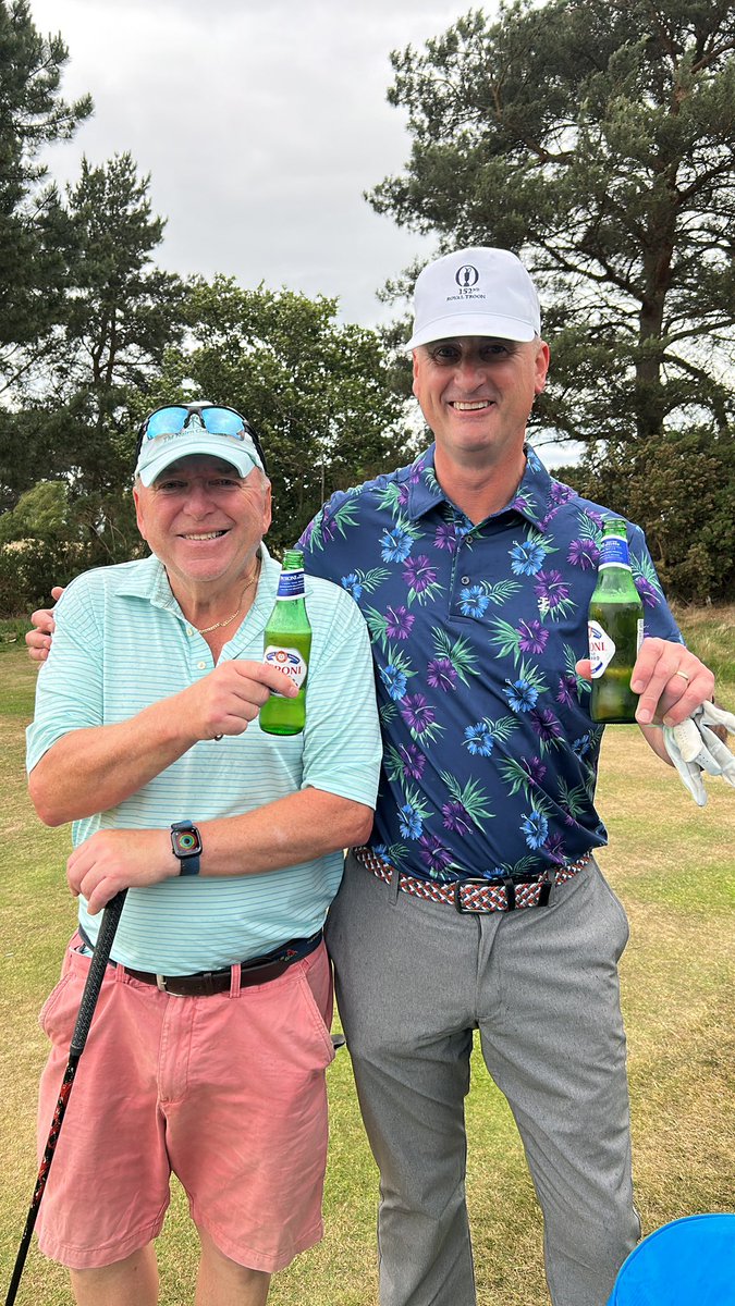 Great day out <a href="/ForresGC1889/">Forres Golf Club ⛳️</a> today.  Fun course with firm conditions  - and even some decent company