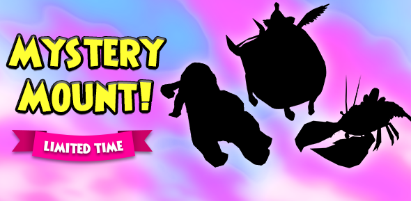 Mount of mystery!⁉️

Now through 6/15, get a mystery mount in the Crown Shop! When you buy the mystery mount, you will receive one mount out of 84 potential mounts for less than it would cost to purchase a mount regularly. pirate101.com/free_game/myst… #Pirate101