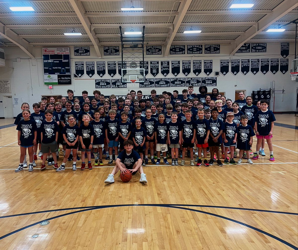 Thanks for a GREAT week, campers! Another successful Triple Threat Camp powered by @tnba_cle! 

Have a great rest of your summer! 

#WeAreWG 🏀🔥💪
