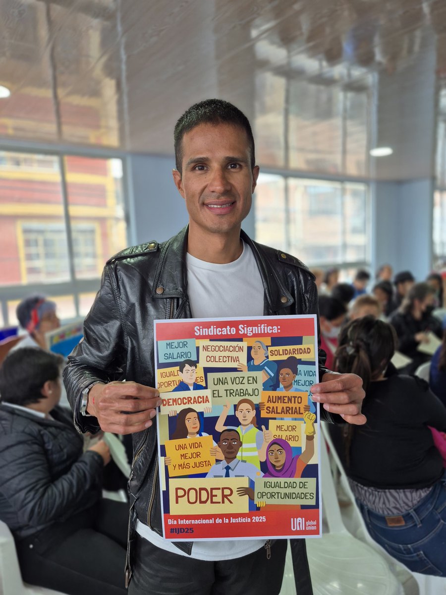 RedCuidadorasCo's tweet image. Nos sumamos a la campaña #IJD25 porque creemos que las condiciones pueden ser justas para todos y para todas.
Creemos en la unión y creemos en el cambio.
#UnionMeans #UnionPower