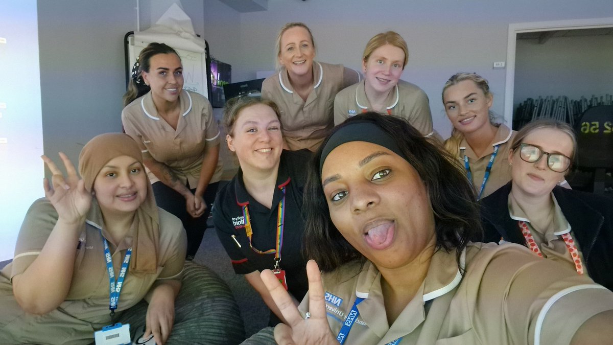 Heidi Johnson (@heids_w) on Twitter photo Day 14 of being a Teaching and Learning Fellow - supporting Spring 25's first day in the Sims / Immersive Suite! Blown away by their engagement, enthusiasm and how quickly they got up off the beanbags 😜✌️🩵 <a href="/UniOSalfordTNA/">UoS Nursing Associate Foundation Degree Programme</a> <a href="/daberek/">Dabs Chikezie</a> Day 14 of being a Teaching and Learning Fellow - supporting Spring 25's first day in the Sims / Immersive Suite! Blown away by their engagement, enthusiasm and how quickly they got up off the beanbags 😜✌️🩵 <a href="/UniOSalfordTNA/">UoS Nursing Associate Foundation Degree Programme</a> <a href="/daberek/">Dabs Chikezie</a>
