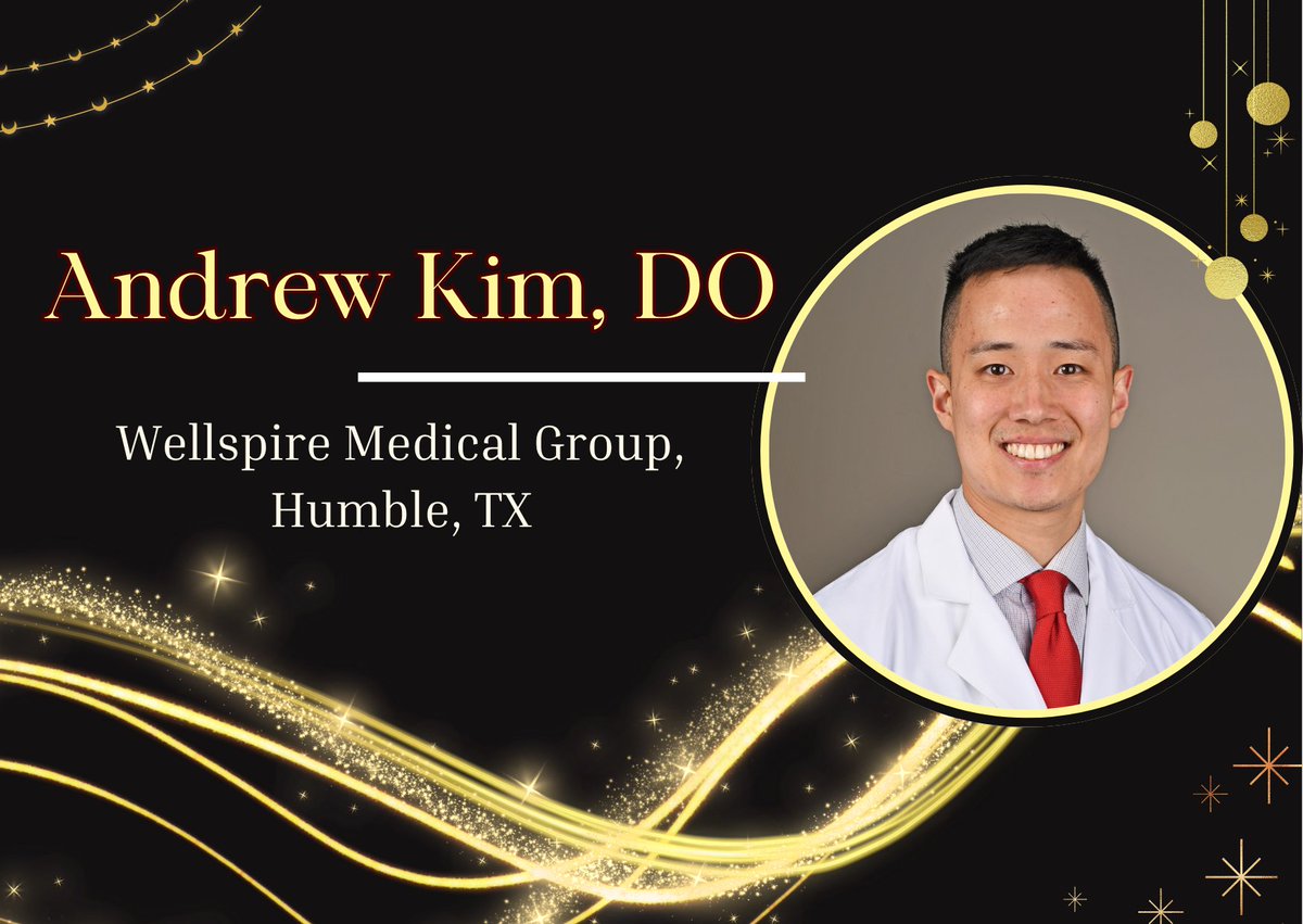 Congratulations Andrew!