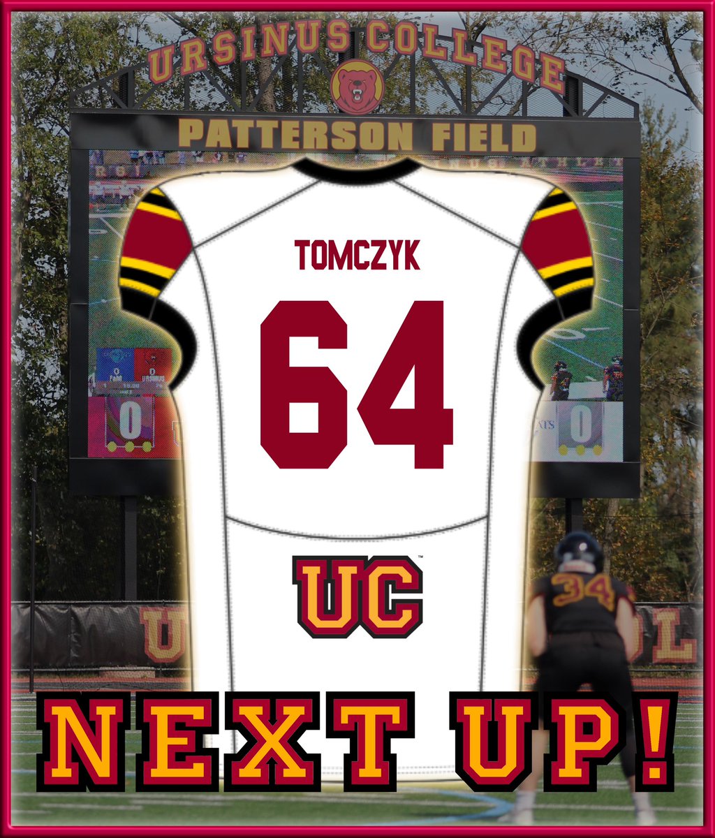 Carter Tomczyk (@tomczykcarter) on Twitter photo Thank you <a href="/Coach_Endy/">Jeff Endy</a> for the graphic!! Can’t wait to be down in the fall for a gameday visit!
<a href="/UrsinusFootball/">Ursinus Football</a> <a href="/CoachPGallagher/">Peter Gallagher</a> Thank you <a href="/Coach_Endy/">Jeff Endy</a> for the graphic!! Can’t wait to be down in the fall for a gameday visit!
<a href="/UrsinusFootball/">Ursinus Football</a> <a href="/CoachPGallagher/">Peter Gallagher</a>