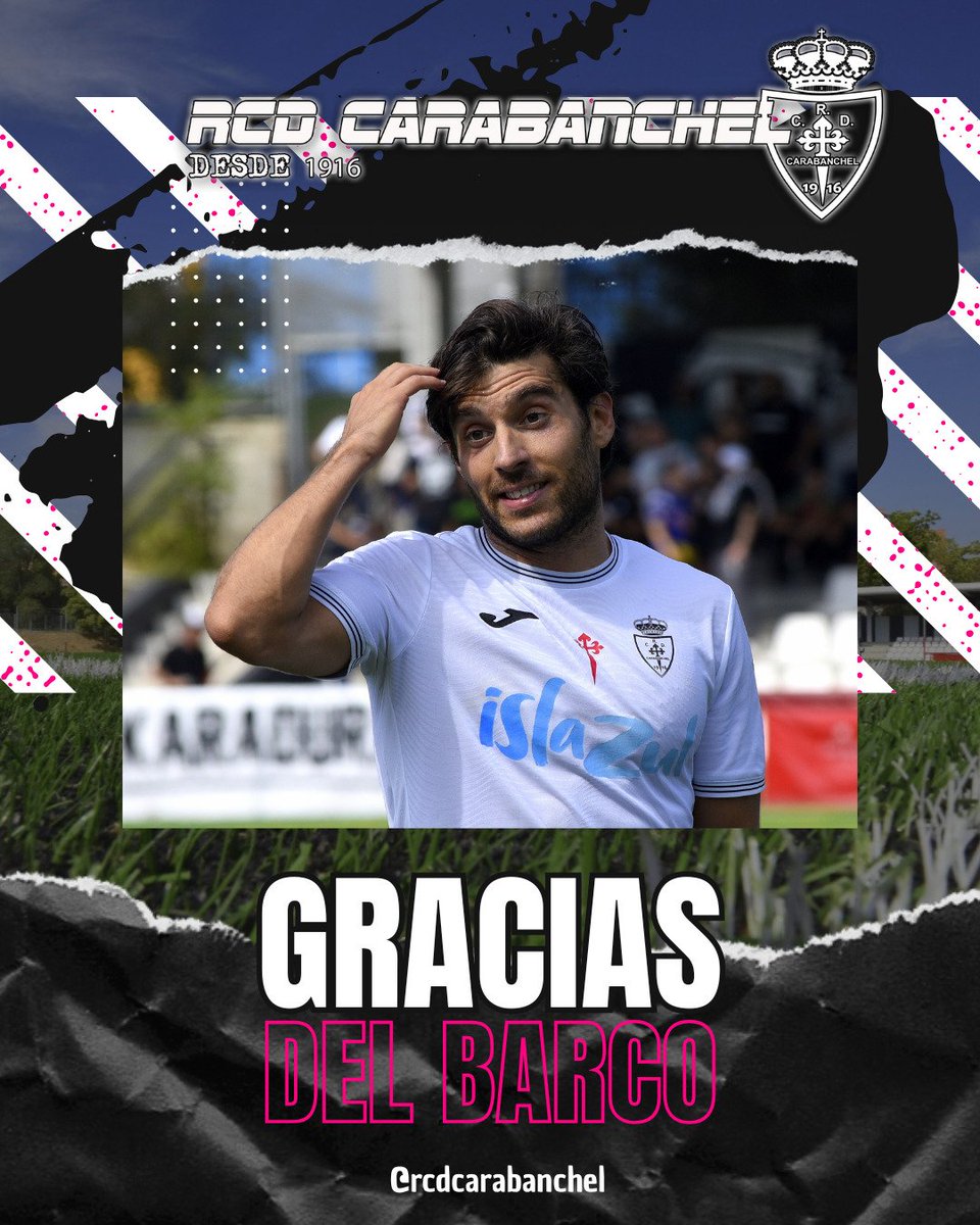 Real Club Deportivo Carabanchel (@rcdcarabanchel) on Twitter photo 🚨𝕆𝔽𝕀ℂ𝕀𝔸𝕃
🔴 𝐁𝐀𝐉𝐀𝐒 | 𝐂𝐑𝐄𝐒𝐏𝐎, 𝐉𝐔𝐀𝐍𝐂𝐀𝐑, 𝐓𝐎𝐍𝐈, 𝐃𝐄𝐋 𝐁𝐀𝐑𝐂𝐎
Los jugadores <a href="/crespo_javier/">Javier Crespo</a>, <a href="/jota1515/">Juancar</a>, <a href="/tonimv11/">Toni morales</a> y <a href="/DavidDelBarco/">FutbolModelo</a> no seguirán en el RCD Carabanchel la próxima temporada
🤝🏻 Desde el club, agradecer a todos su compromiso y entrega en 🚨𝕆𝔽𝕀ℂ𝕀𝔸𝕃
🔴 𝐁𝐀𝐉𝐀𝐒 | 𝐂𝐑𝐄𝐒𝐏𝐎, 𝐉𝐔𝐀𝐍𝐂𝐀𝐑, 𝐓𝐎𝐍𝐈, 𝐃𝐄𝐋 𝐁𝐀𝐑𝐂𝐎
Los jugadores <a href="/crespo_javier/">Javier Crespo</a>, <a href="/jota1515/">Juancar</a>, <a href="/tonimv11/">Toni morales</a> y <a href="/DavidDelBarco/">FutbolModelo</a> no seguirán en el RCD Carabanchel la próxima temporada
🤝🏻 Desde el club, agradecer a todos su compromiso y entrega en