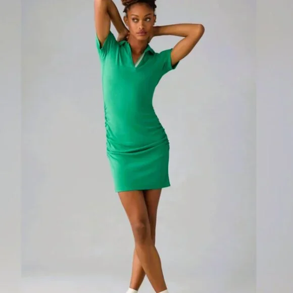 rusticrelics04's tweet photo. New ~ Ribbed knit Johnny Collar mini dress Rouched sides green https://t.co/uRrn9bMZEE… #golf #summer #fashion #Green #sporty #FashionActive #FashionInspiration #sundry #anthropologie #freepeople #summerstatement #poshmark #boutique #shopsmall #polo #sexy #vacation #sporty https://t.co/zwov5DIuCW