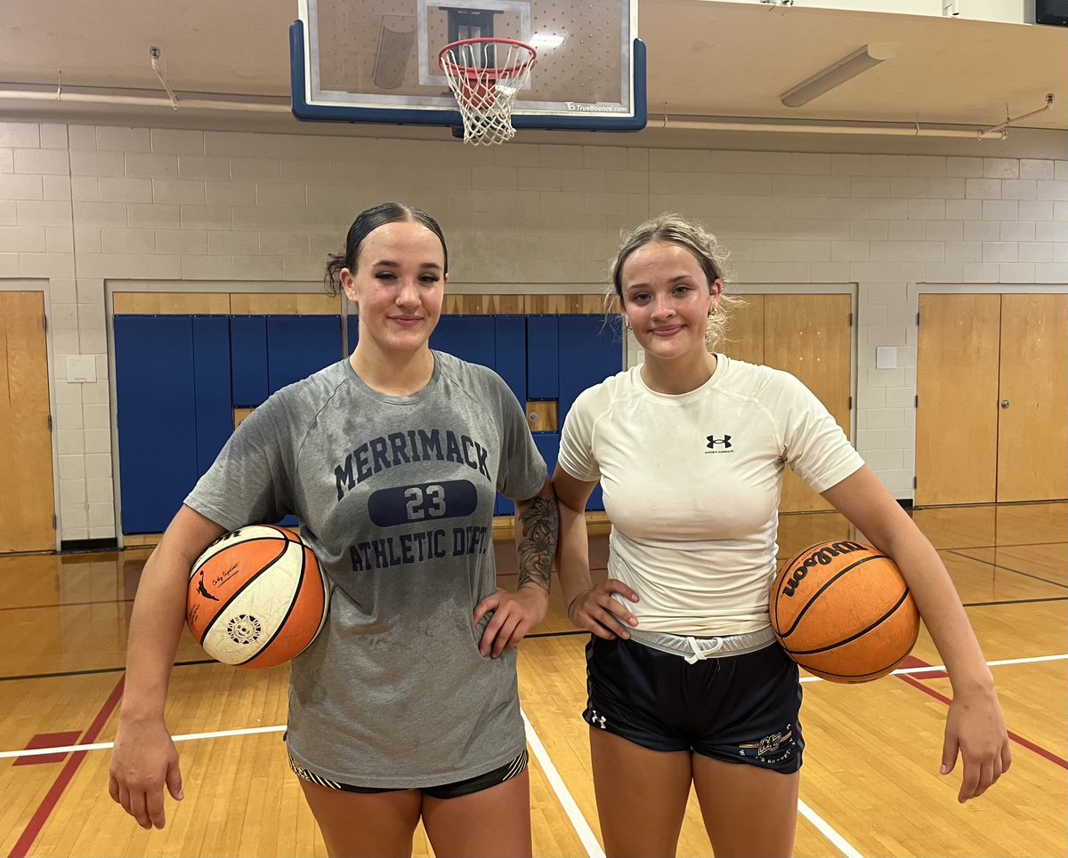 bobcatalini's tweet image. Don’t sleep on the Sisters - they Movin’ 📈 🚧 🧱 @MerrimackWBB @ORGirlsHoops @BayStateJags