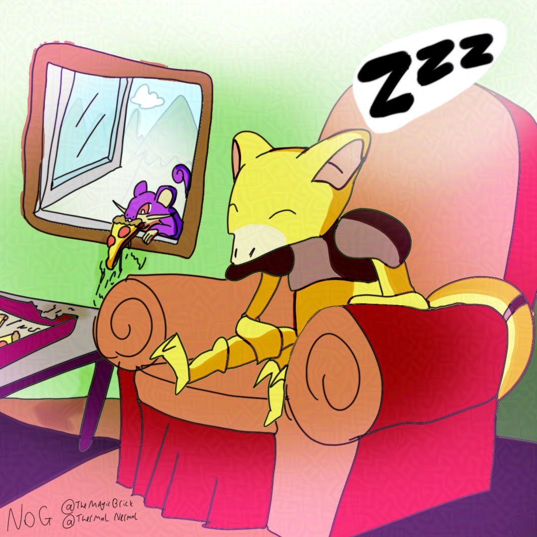 nermal_thermal's tweet photo. Abra sleeps alot!
Rattata is taking advantage of this!
I post Mon Wed Fri
#art #digitalart #huion #dailyart #drawing #fanart #sketch #Pokemon #PokemonGO #pokemonfanart #NintendoSwitch #NintendoSwitch2 #PokemonTCGPocket #PokemonLegendsZA #Nintendo #Rattata #abra #pizza #psycic https://t.co/7mRoWdxh2O
