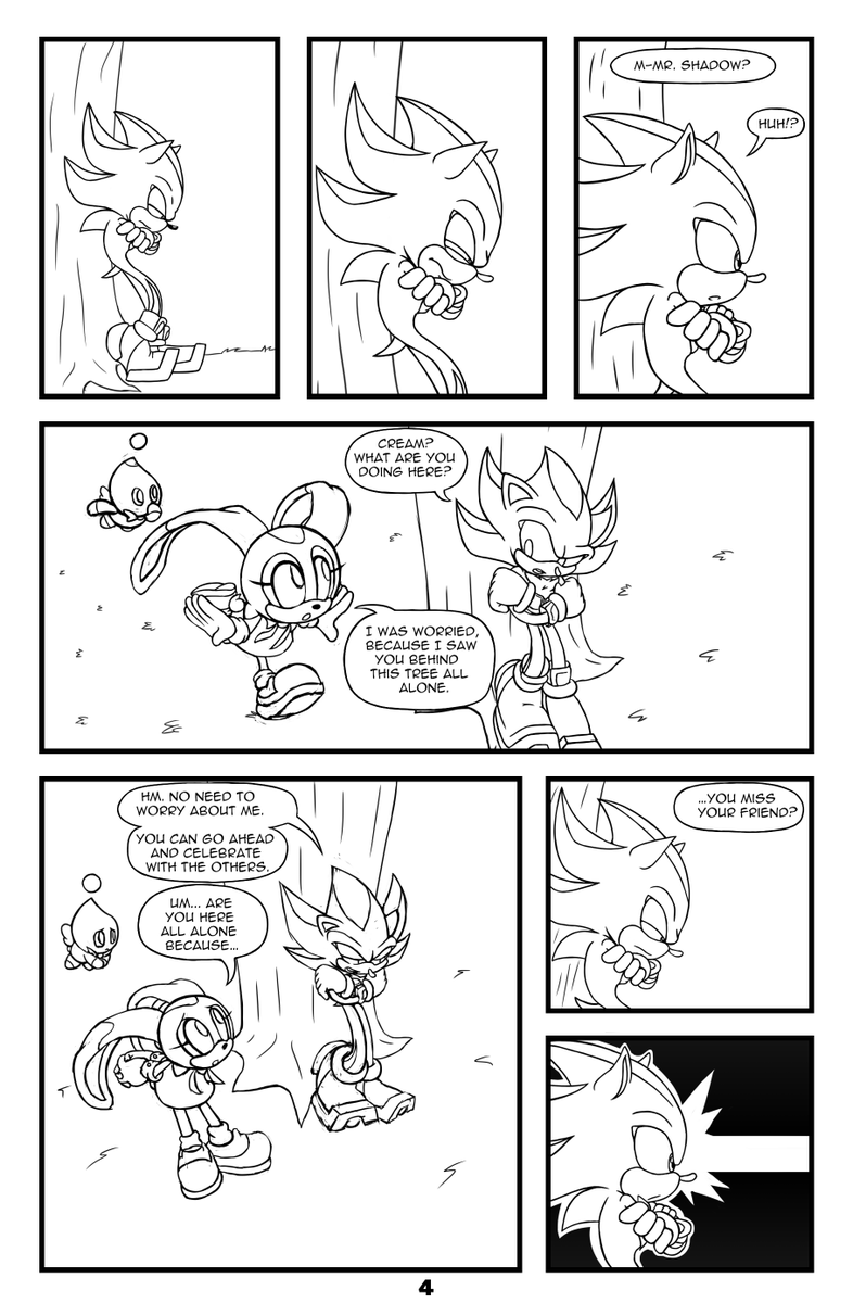 TwisterTH's tweet photo. Ladies and Gentlemen!

I present you my fan comic for my favorite duo - Shadow and Cream. Hope you like it! 🙏

Part 1

#CreamtheRabbit #Cream_the_Rabbit #ShadowtheHedgehog #Shadow_the_Hedgehog #Sonicfanart #FanComic https://t.co/pk1rfMGAID