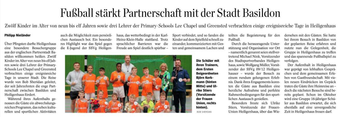 Greensted Primary School & Nursery (@greenstedpri) on Twitter photo Fabulous! Greensted’s brilliant Football Tour made it into the National Newspapers in Germany! Such an amazing experience for our children #bleedgreen #excellenceforall 🏴❤️🇩🇪<a href="/BasildonEcho/">Sophie Edwards</a> Fabulous! Greensted’s brilliant Football Tour made it into the National Newspapers in Germany! Such an amazing experience for our children #bleedgreen #excellenceforall 🏴❤️🇩🇪<a href="/BasildonEcho/">Sophie Edwards</a>