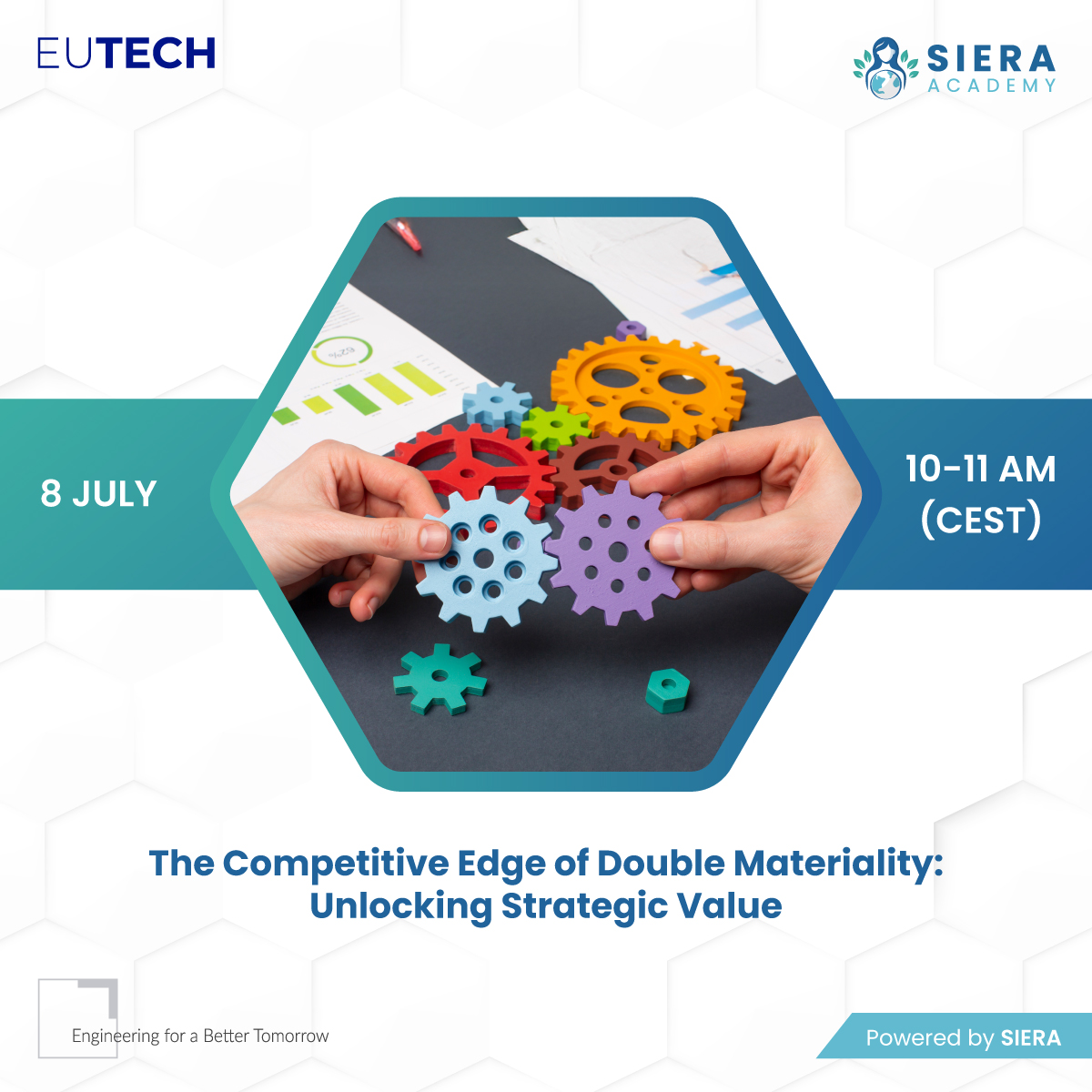 Join our webinar on July 8th to discover how double materiality can unlock strategic value for your business, driving growth and sustainability.

📅 10-11 AM CEST

🔗 Register: events.teams.microsoft.com/event/e93fcfc5…

#SIERA #SIERAAcademy #DoubleMateriality #Sustainability #Webinar2025