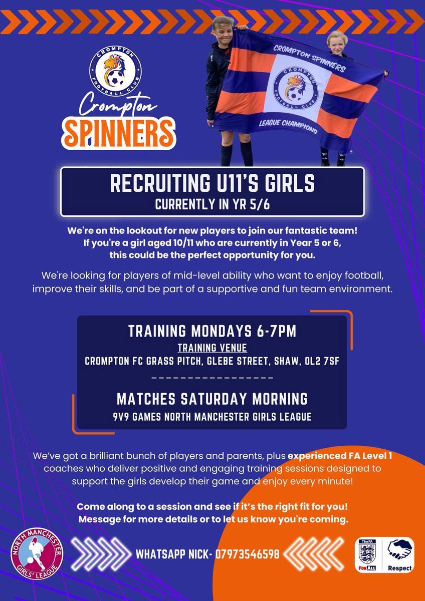 Recruiting new players for the up and coming season