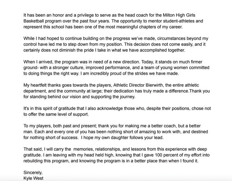 Milton Girls Basketball tweet media