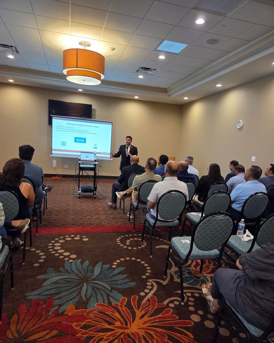 Special thanks to everyone who attended our presentation at the Florida Retailers Association Townhall yesterday in Tampa! The PFCU team is proud to share how we strive to financially uplift our community. #PlatinumFCU #Tampa #Florida