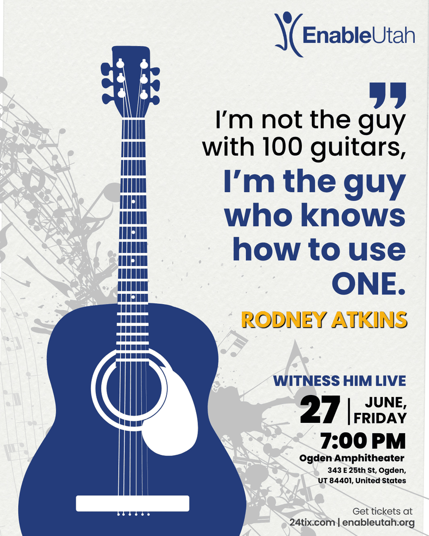 EnableUtah's tweet photo. 🎸 Simplicity. Soul. Real music.

Rodney brings the kind of grit and grace that only true storytellers have.
Feel it live on June 27.

#RodneyQuotes #CountrySoul #EnableUtahEvents #RodneyAtkinsLive #CountryConcert2025 #EnableUtah #LiveInOgden #OgdenEvents #RodneyAtkinsFans https://t.co/xsdJR3ouw8