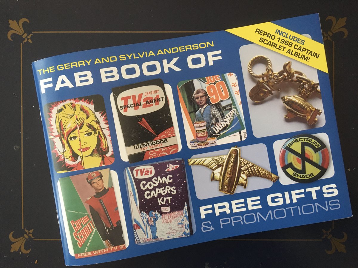 AMcGown's tweet image. Just received my copy of our latest @_Fanderson
FAB BOOK... dedicated to Comic Free Gifts which was great fun to design and contribute to. They are on sale to members now at fanderson.org.uk/shop/. #GerryAnderson #SylviaAnderson