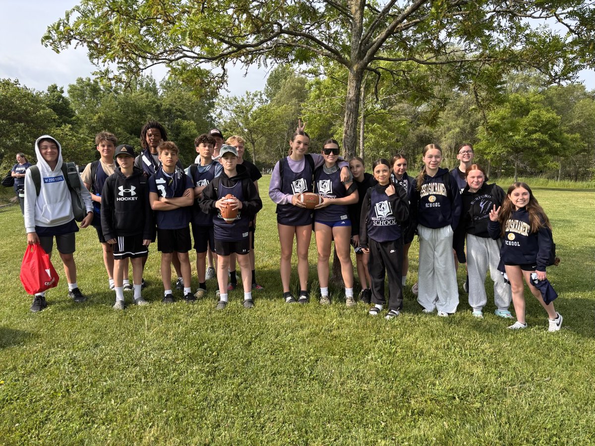 Congrats to our Intermediate flag football team on their 3rd place finish today!