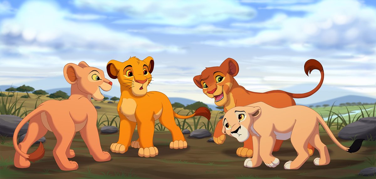#lionking Just another TLK-picture. Some situation, when you introduce one your friend to others.