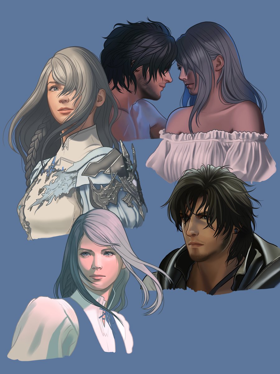 iisabelinski's tweet image. Still not over #FF16 😭 have some #cliji studies
#warfield #FinalFantasyXVI #CliveRosfield #JillWarrick