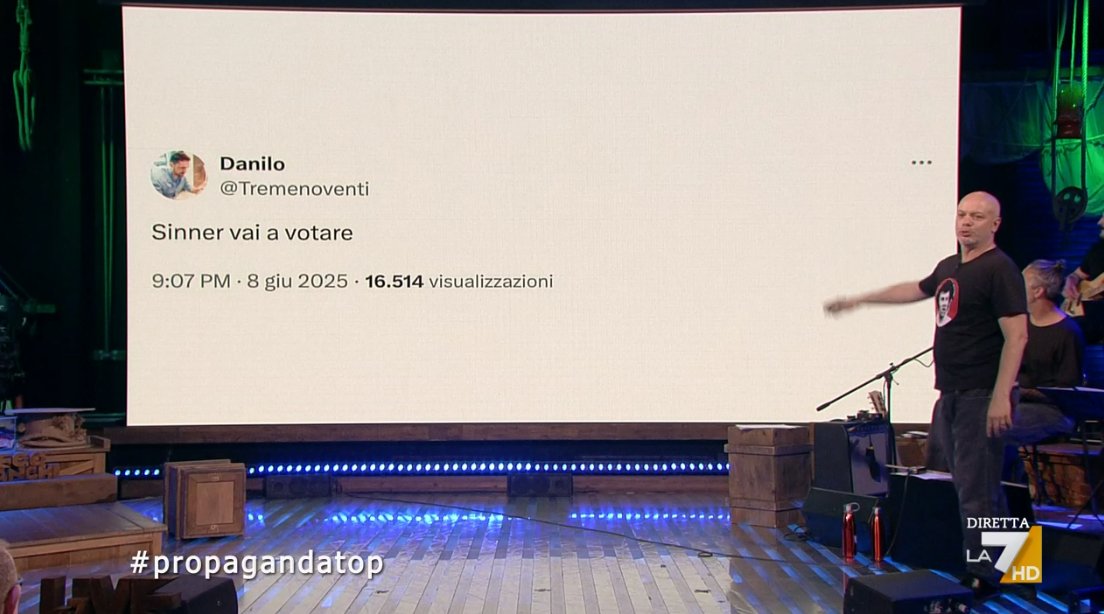 Una domenica tra Roland Garros e Referendum

#propagandatop #propagandalive