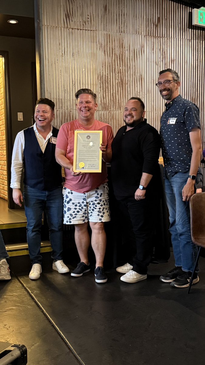 CMWhitburnD3's tweet image. Yesterday, my Deputy Chief of Staff, Ryan Darsey presented Kiwanis Hillcrest All-Inclusive with a poclamation celebrating their 4-year anniversary and community impact.
A special thank you for making me an honorary member!