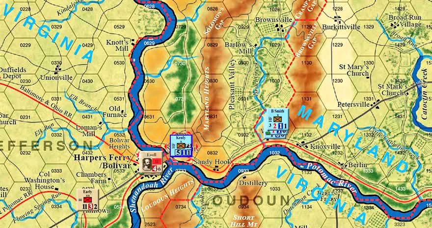 Masama (@sanchomateos) on Twitter photo Comenzamos la campaña de Gettysburg en #RoadsToGettysburgII y los Rebeldes comienzan tomando Harpers Ferry,pero lo destacable es que el Ejército del Potomac se activa en el segundo turno !...las decisiones estratégicas se multiplican <a href="/MultiManPub/">Multi-Man Publishing</a> #gcacwspaintour #gcacw Comenzamos la campaña de Gettysburg en #RoadsToGettysburgII y los Rebeldes comienzan tomando Harpers Ferry,pero lo destacable es que el Ejército del Potomac se activa en el segundo turno !...las decisiones estratégicas se multiplican <a href="/MultiManPub/">Multi-Man Publishing</a> #gcacwspaintour #gcacw