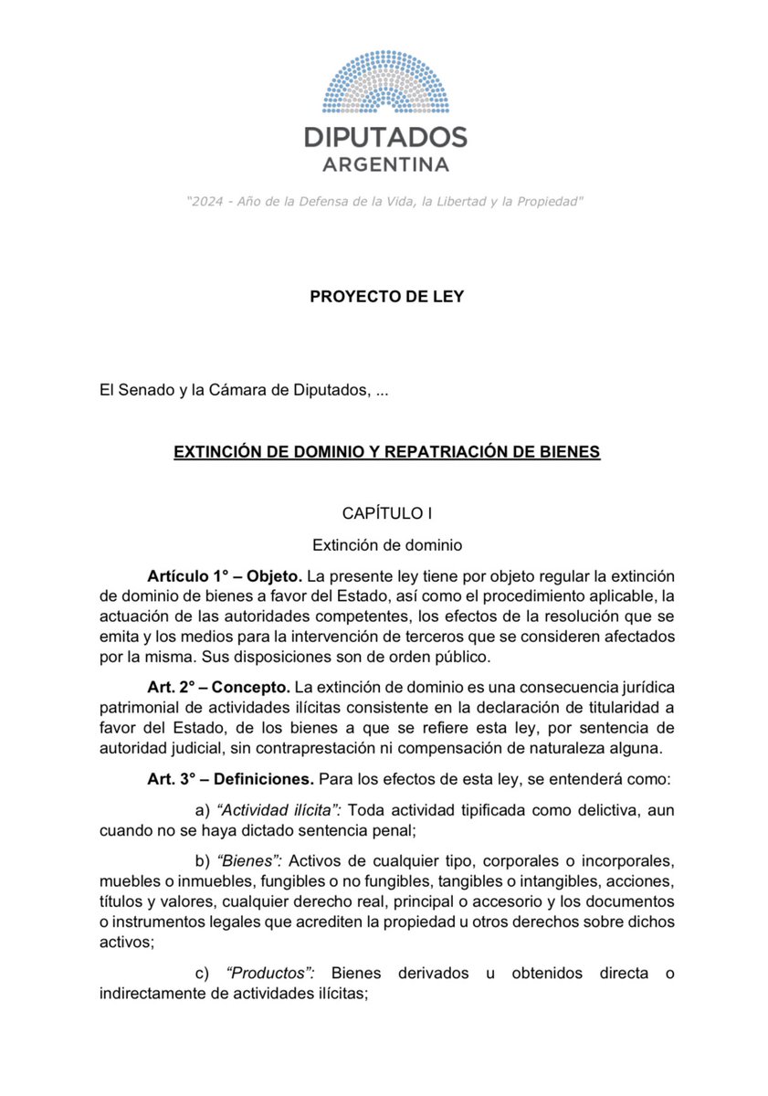 Mientras Cristina Kirchner se prepara para cumplir su condena por corrupción, algunos todavía discuten si una ley de extinción de dominio sería persecución. La reparación social está en devolver lo robado. 

Logramos 1/2 sanción en el gobierno de Cambiemos, y perdió estado