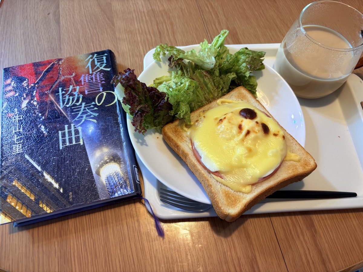 nuts_maple_'s tweet photo. 今日は1人なのでゆっくり朝ごはん食べながら読書します📚 https://t.co/QmmSguH6CI