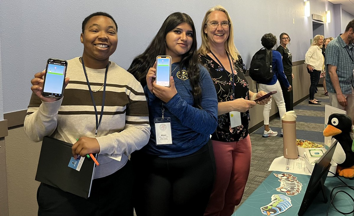 garrettgirouard's tweet photo. Had a great time bringing a little #STMathTX flavor to my first-ever @cctmath! Met all of our great #COMath partners and made some new friends 🐧🧡🧩 @MINDEduOrg https://t.co/UUPqgdQDfl