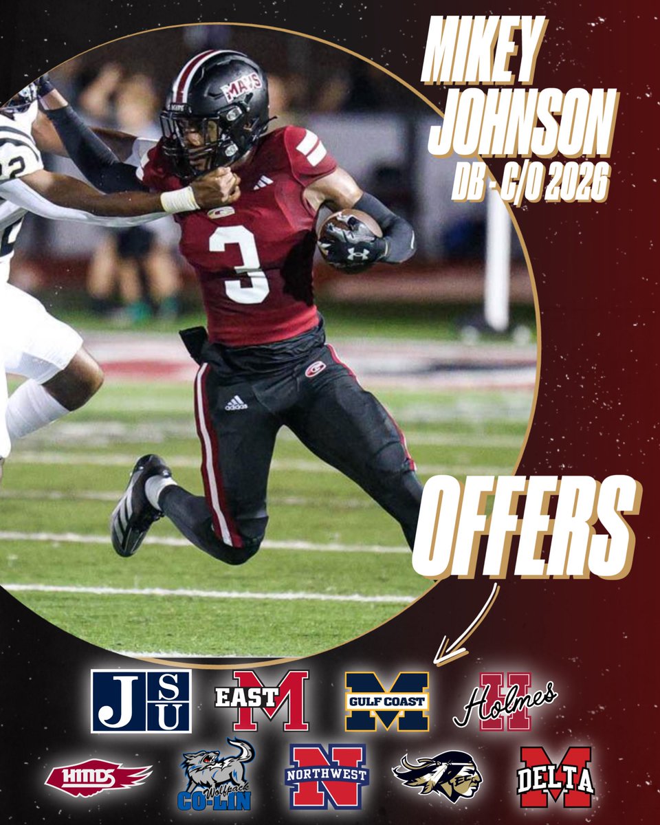 🚨 Prospect Alert 🚨
🏈 Mikey Johnson
📚 Class of '26 - DB
📏 6'1” 190 lbs
⚡️ 4.50 - 40
🧠 3.3 GPA
<a href="/GHSMavericks/">Germantown Mavericks</a> 
#RecuitTheRanch #gomavs