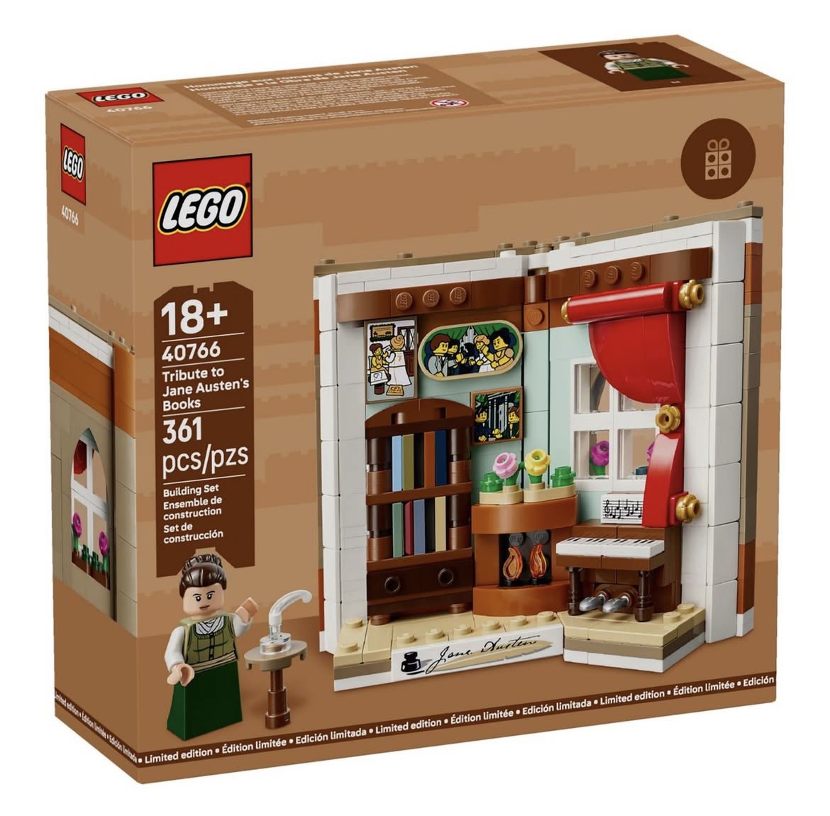 It seems <a href="/LEGO_Group/">LEGO</a> has finally understood the demand for Regency LEGO sets for nerdy ladies. The rumour is that this Jane Austen GWP (gift with purchase) set will be available next week. LEGO Jane! I cannot even. 🥹🥹🥹

#lego #legojaneausten #janeausten #legosanditon