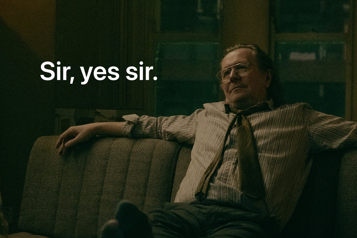 Gary Oldman is officially a knight. Not bad for a Slow Horse.

#SlowHorses — Now Streaming