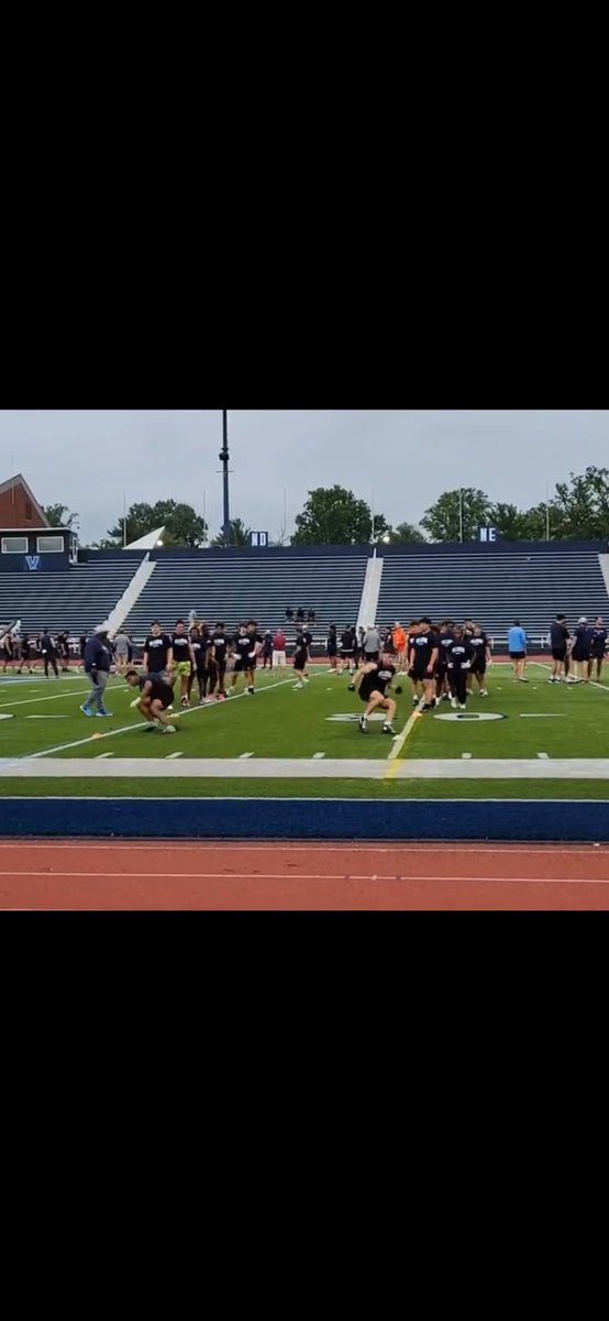 Thank You Villinova and Mark Ferrante for a great foootball camp sunday. Alot of good drills and big coaching points.