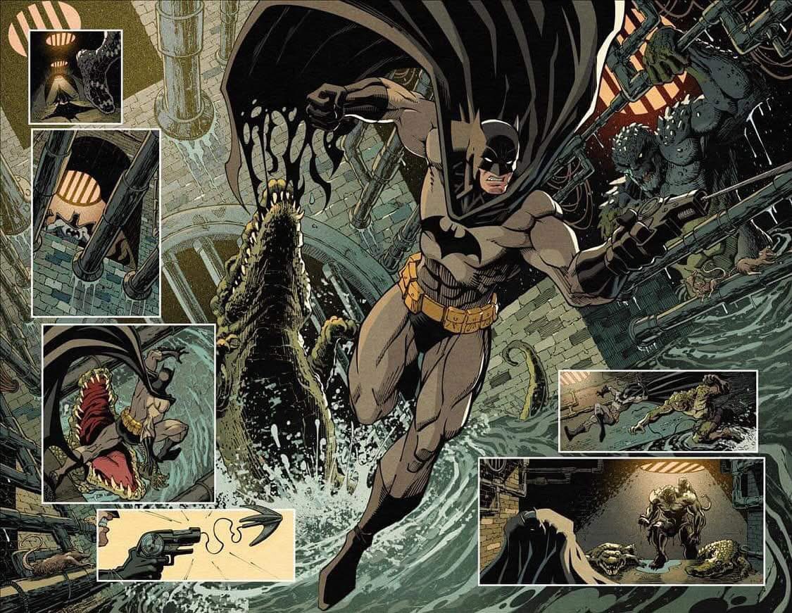 My first time ever drawing Batman professionally was for Batman Urban Legends #19. At the time I was heavily inspired by Jim Lee’s work on Hush for my Bruce. Did you pick this up when it was out? #batman #batmanart #batmancomics #comicart #willrobson #jimlee #killercroc #dccomics