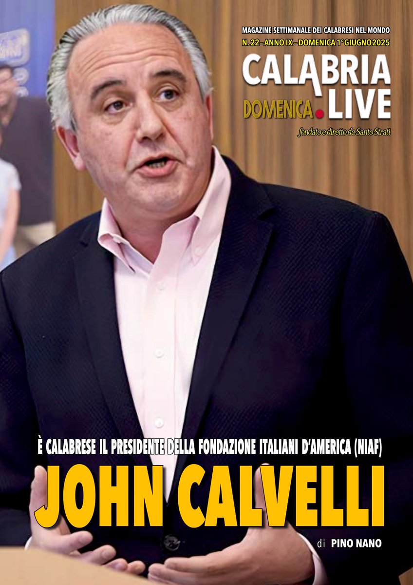 Our Vice Chair was the featured story in the Calabrian Press! Read the article here: drive.google.com/file/d/15ihZvT…