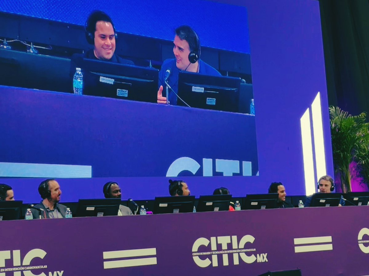 Proud to share stage with great interventional cardiologists <a href="/CiticMexico/">CITIC</a>