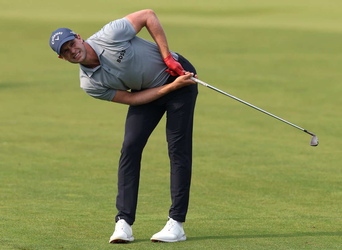 DPWorldTour's tweet image. And then there were just FOUR players under par 😳

Thomas Detry drops three shots in two holes.

#USOpen