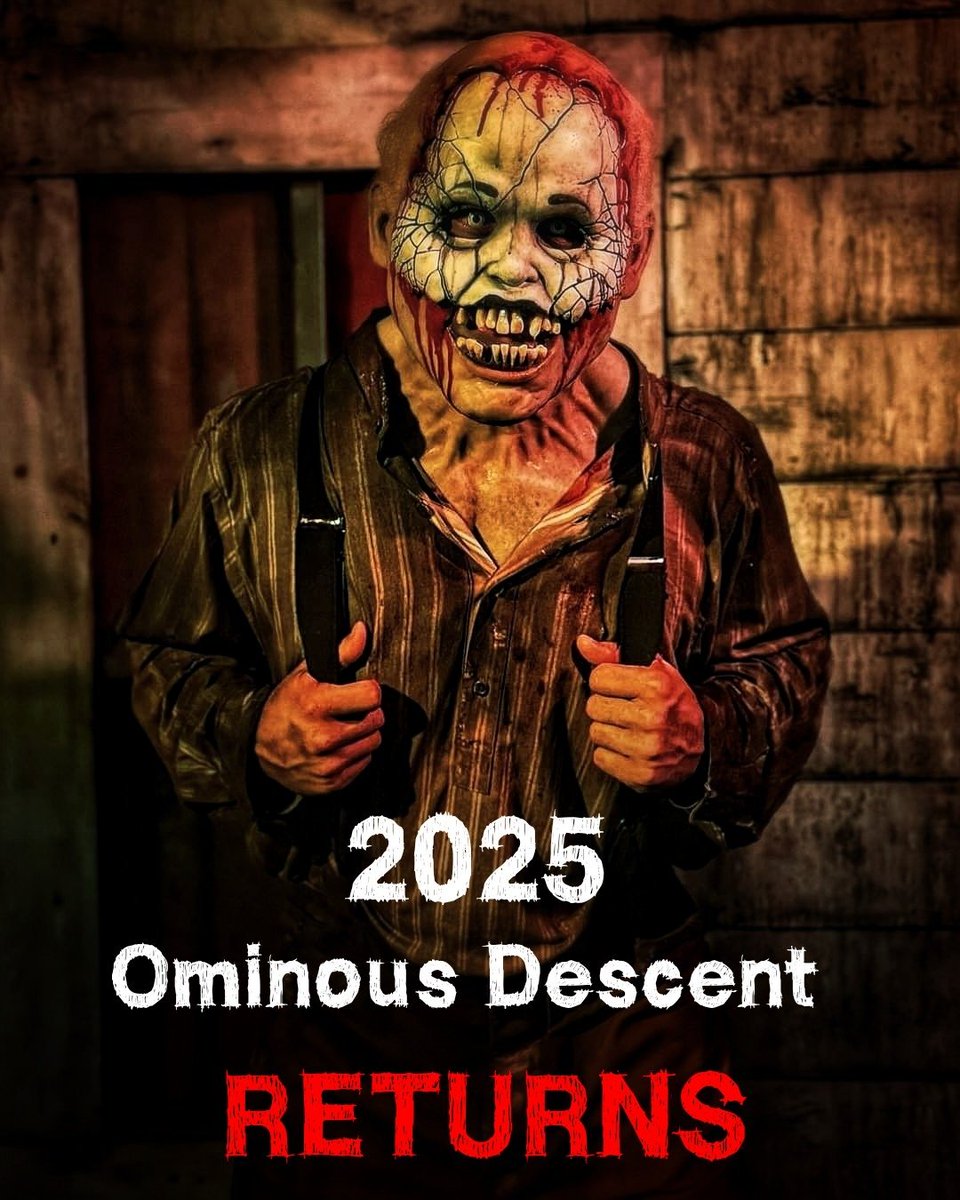 Happy Friday, the 13th!
With the 2025 RETURN of Ominous Descent, we are looking forward to sharing another year of FEAR with you all. 
More announcements are coming soon