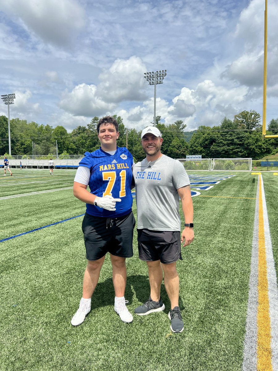 Had a wonderful camp at <a href="/MarsHill_FB/">MHU Football</a> 
Can’t wait to be back #Golions

<a href="/HWD_Football/">HOMEWOOD FOOTBALL</a> <a href="/Coach_Hillin/">Joe Hillin</a>