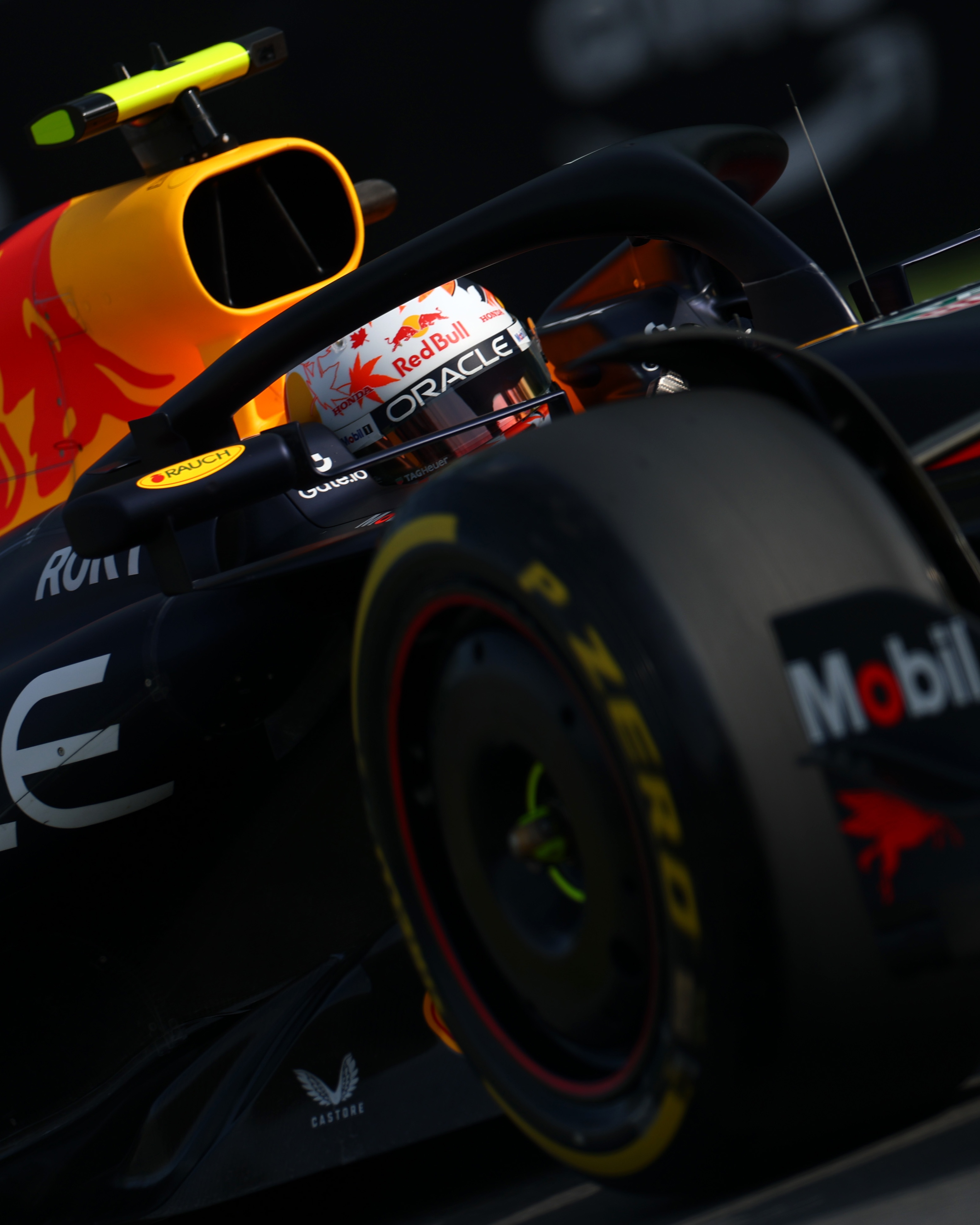 Yuki in the RB21 in Montreal.
