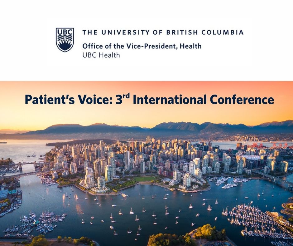 Registration is open!
Join us Nov 12–15 for #PatientVoices2025 — a global conversation on how lived experience is transforming health + healthcare education.
Don’t miss it. ➡️ bit.ly/3FYFBtd
Early bird deadline: June 30.

#UBCHealth