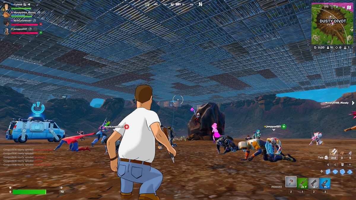 WE FIXED DUSTY DIVOT