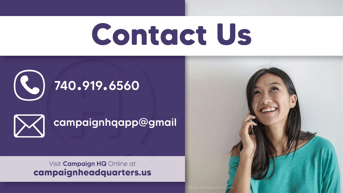 Campaign HQ App (@campaignhqapp) on Twitter photo We’d love to hear from you! Contact us for more information or to schedule a demo. <a href="/campaignhqapp/">Campaign HQ App</a> We’d love to hear from you! Contact us for more information or to schedule a demo. <a href="/campaignhqapp/">Campaign HQ App</a>