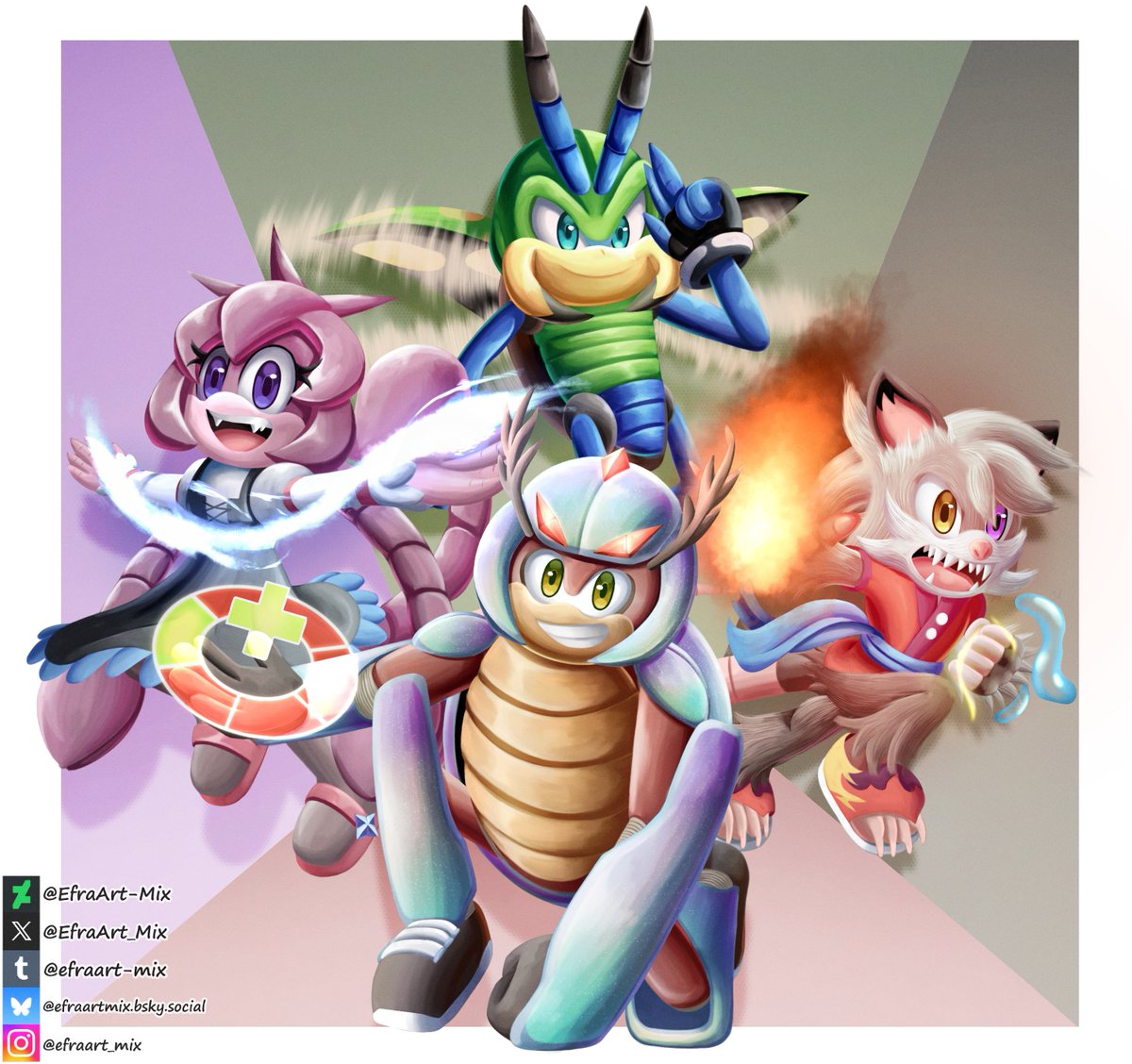 EfraArt_Mix's tweet image. Barri has joined
Team Alpha is at the next level 🪲🐀🦂🪲!!!

#SonicTheHedgehog
#SonicFCs
#SonicOCs
#SonicArtist