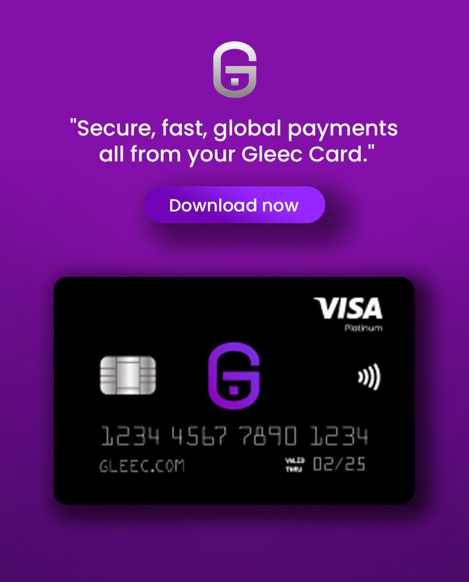 Gleec BTC Exchange (@gleecbtc) on Twitter photo ๐ณ #GLEEC CARD
๐ Pay anywhere in the world
โก Fast. Secure. Borderless.
All from one single card.
#Download now!
๐ฒ Available on:
App Store & Google Play
#Gleec #GlobalPayments #DigitalCard #NoLimits #Fintech
Gleec.com
<a href="/gleecbtc/">Gleec BTC Exchange</a> <a href="/GleecX/">gleec</a> <a href="/GleecOfficial/">Gleec</a> <a href="/MandalaEx/">Mandala Exchange</a> ๐ณ #GLEEC CARD
๐ Pay anywhere in the world
โก Fast. Secure. Borderless.
All from one single card.
#Download now!
๐ฒ Available on:
App Store & Google Play
#Gleec #GlobalPayments #DigitalCard #NoLimits #Fintech
Gleec.com
<a href="/gleecbtc/">Gleec BTC Exchange</a> <a href="/GleecX/">gleec</a> <a href="/GleecOfficial/">Gleec</a> <a href="/MandalaEx/">Mandala Exchange</a>