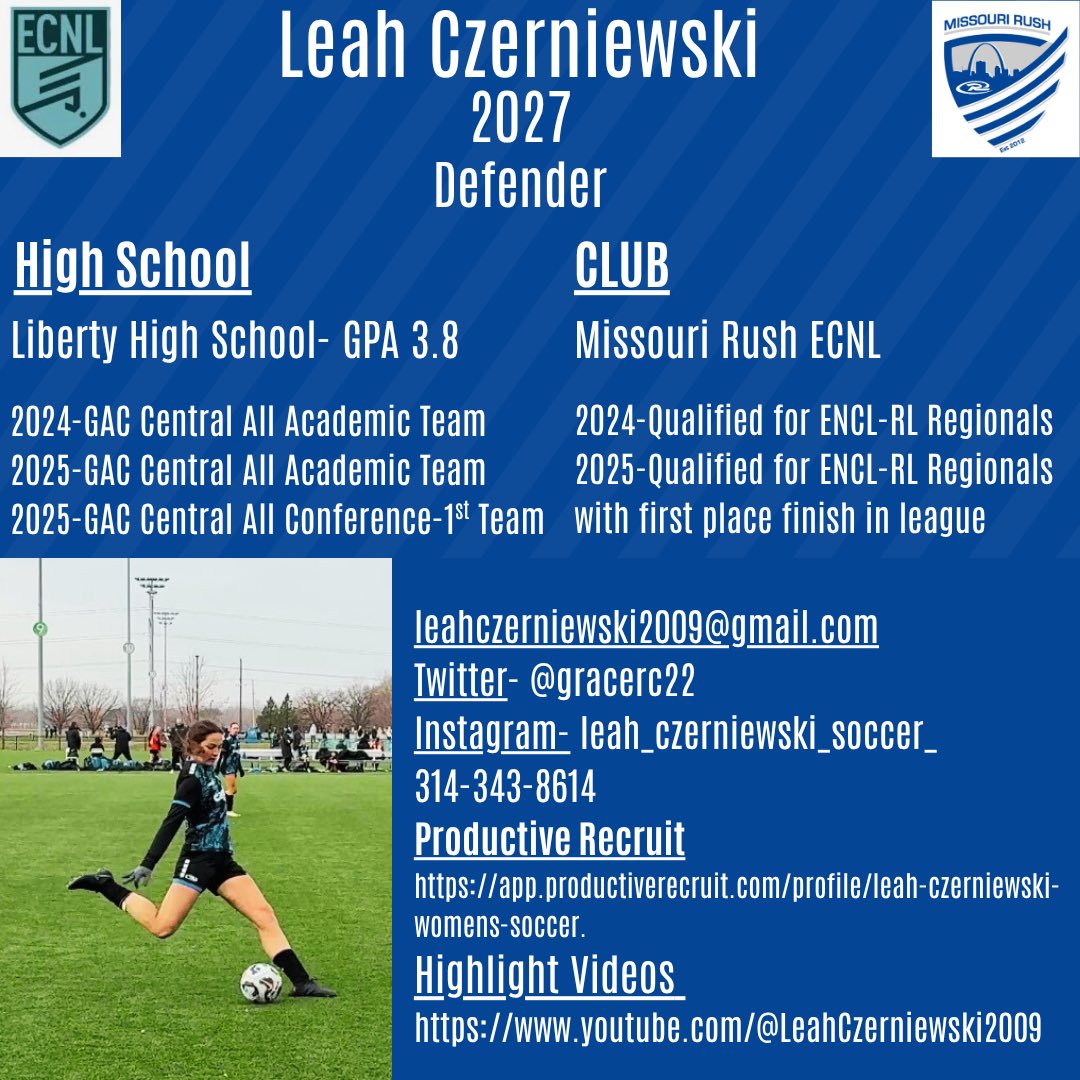 Can’t wait for this season!!
<a href="/MORushECRL2009G/">MO Rush ECNL-RL 09G</a> <a href="/MoRushSoccer/">Missouri Rush</a> <a href="/ImYouthSoccer/">ECNL/GA/Recruiting/College Soccer</a> <a href="/ECNLgirls/">ECNL Girls</a> <a href="/ImCollegeSoccer/">College Soccer Truth ™</a> <a href="/TopDrawerSoccer/">TopDrawerSoccer</a> #june15th
