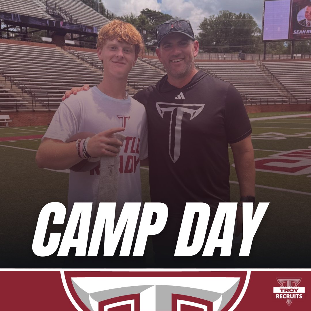 TroyReport (@troy_report) on Twitter photo SUMMER CAMP: C/O 2027 6’2", 195lb QB Caden Osborn (@CadenOsborn2027) from Booker T. Washington High School attended Troy’s Gerard Parker Football Camp on June 13th.
Big frame, strong arm, and competed in front of the <a href="/TroyTrojansFB/">Troy Trojans Football 8x⚔️</a> staff.
#TroyTrojans #TroyReport SUMMER CAMP: C/O 2027 6’2", 195lb QB Caden Osborn (@CadenOsborn2027) from Booker T. Washington High School attended Troy’s Gerard Parker Football Camp on June 13th.
Big frame, strong arm, and competed in front of the <a href="/TroyTrojansFB/">Troy Trojans Football 8x⚔️</a> staff.
#TroyTrojans #TroyReport