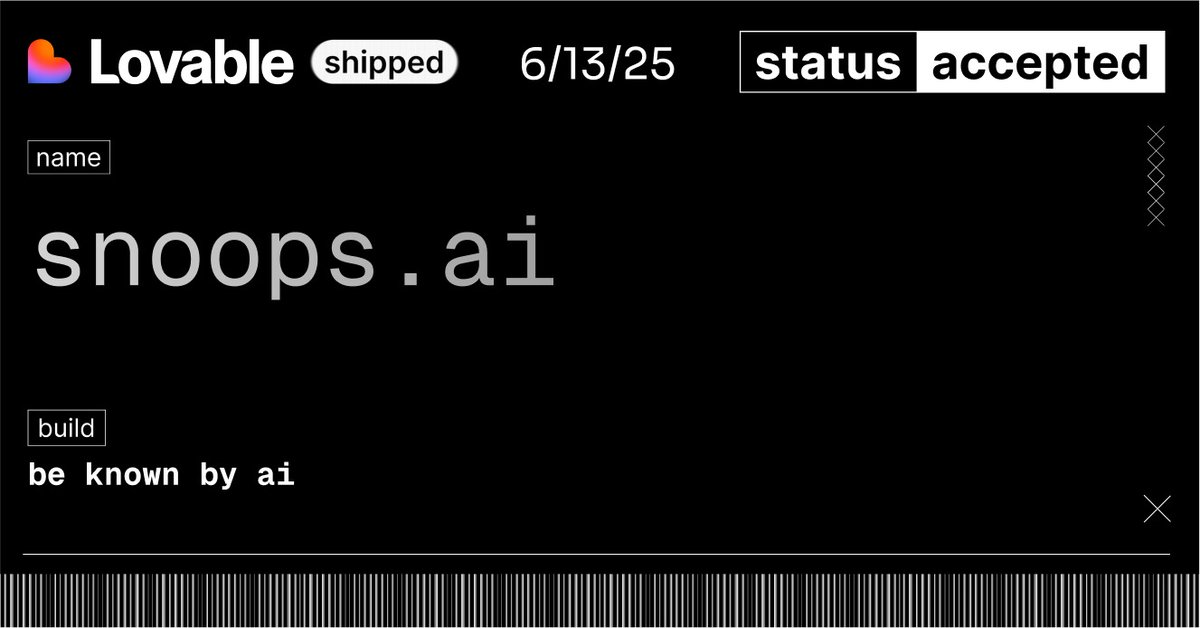 Sign up to snoops.ai if you are ready to see some magic.

The countdown begins...