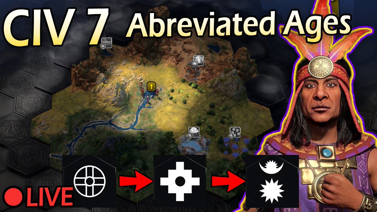Live and playing out Civ 7 with Abbreviated Ages and Online Speed for fast paced gaming tonight!

twitch.tv/whiteandnerdytv