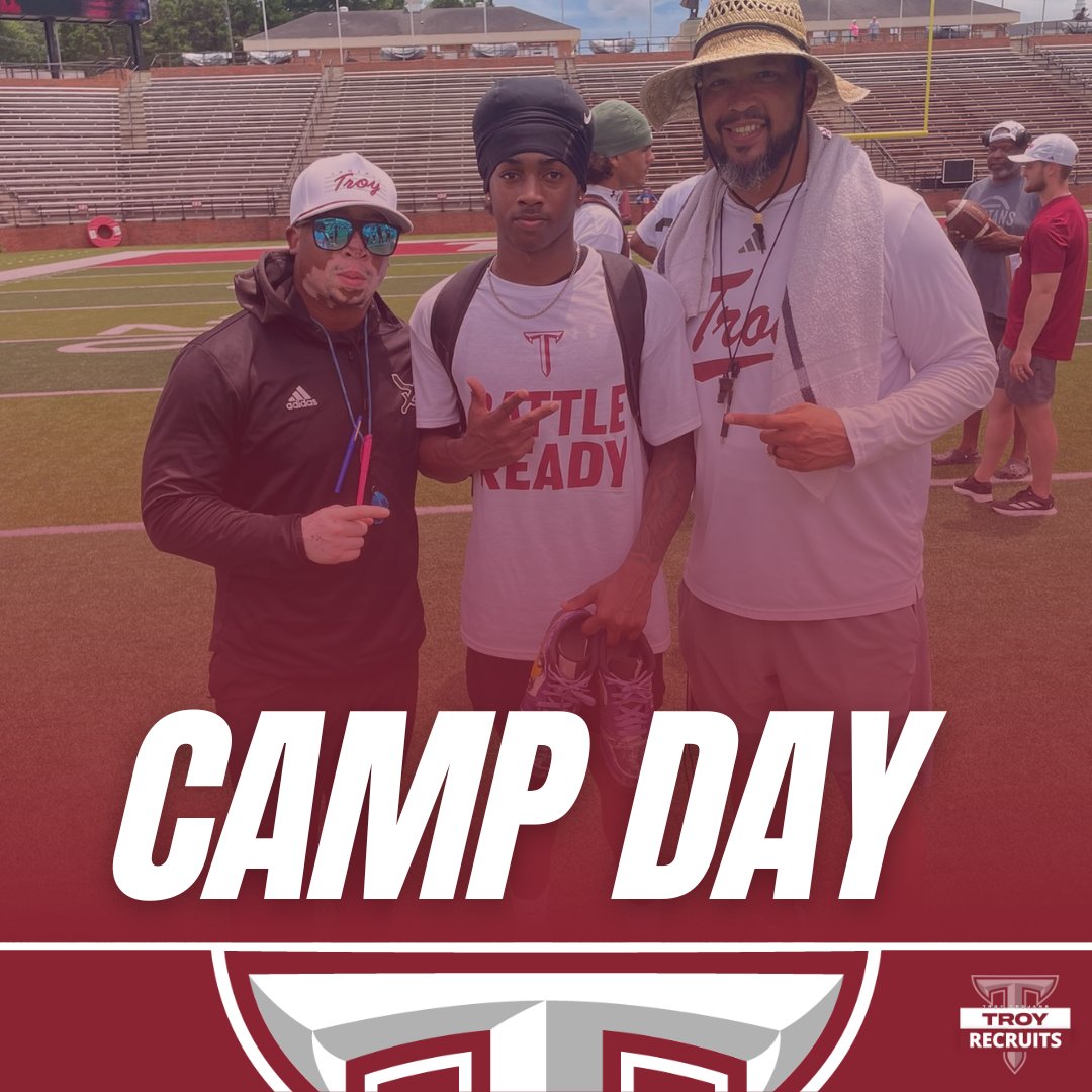TroyReport (@troy_report) on Twitter photo SUMMER CAMP: C/O 2026 Troy Trojans
<a href="/TroyTrojansFB/">Troy Trojans Football 8x⚔️</a> hosted 5’10", 162lb WR/CB Artavious “Picasso” Crews (<a href="/artcrews2/">Artavious “Picasso” Crews</a>) from Bibb County High School on June 13th for Summer Camp.
Crews recorded 22 tackles, 6 PBUs, and 1 INT this past season. He holds offers from Coppin, South SUMMER CAMP: C/O 2026 Troy Trojans
<a href="/TroyTrojansFB/">Troy Trojans Football 8x⚔️</a> hosted 5’10", 162lb WR/CB Artavious “Picasso” Crews (<a href="/artcrews2/">Artavious “Picasso” Crews</a>) from Bibb County High School on June 13th for Summer Camp.
Crews recorded 22 tackles, 6 PBUs, and 1 INT this past season. He holds offers from Coppin, South