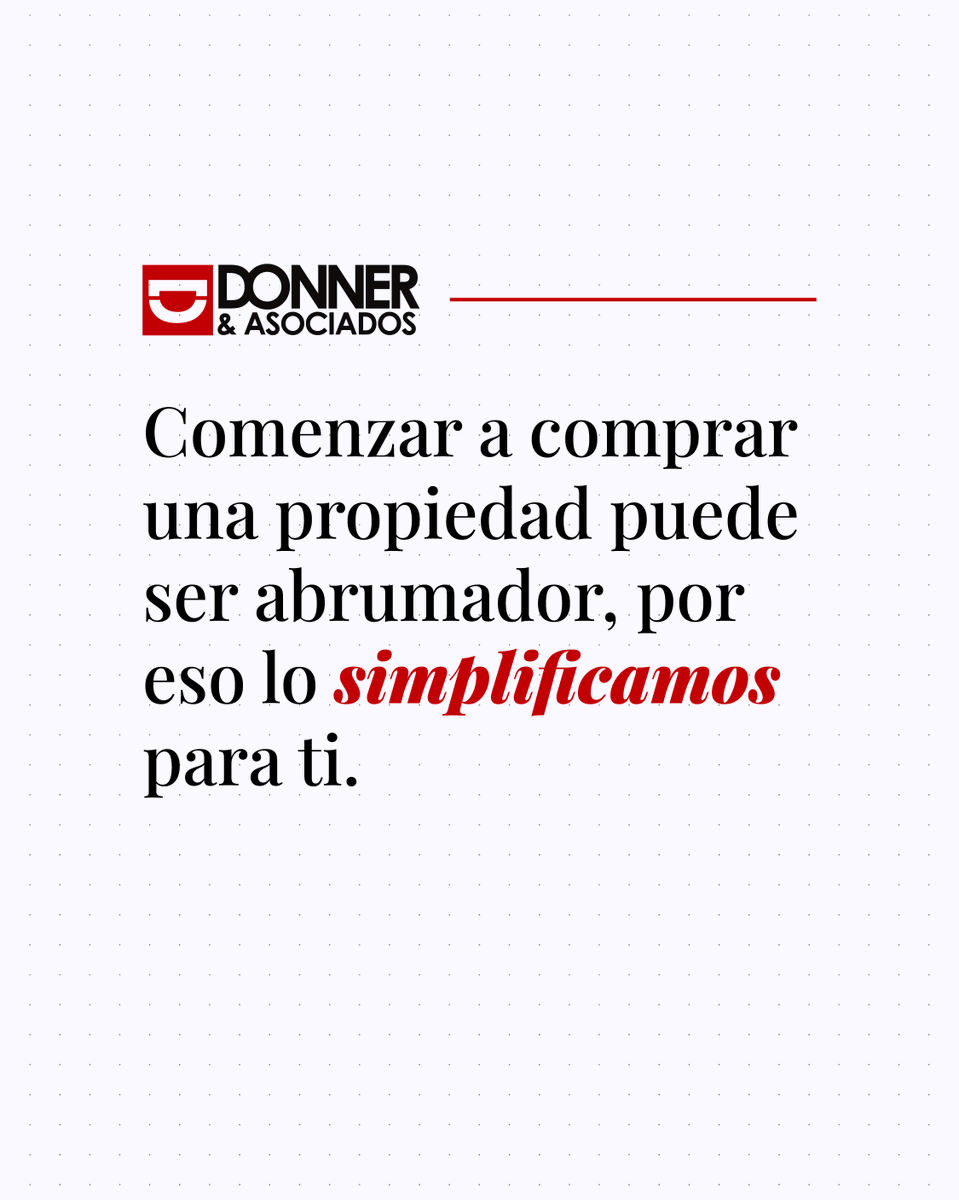 Comprar una propiedad en México no tiene que ser complicado. 🏘️  
Somos tus expertos en bienes raíces, listos para ayudarte paso a paso.

Conoce más aquí 👉 ryandonner.com